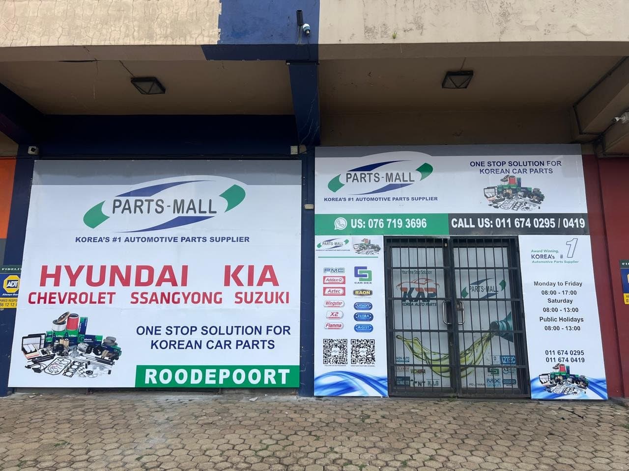 Korean Auto Parts Roodepoort storefront